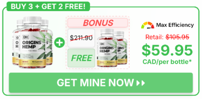 Origins Hemp Gummies Canada ~ “Customer Reviews” Official – Benefits & Results!